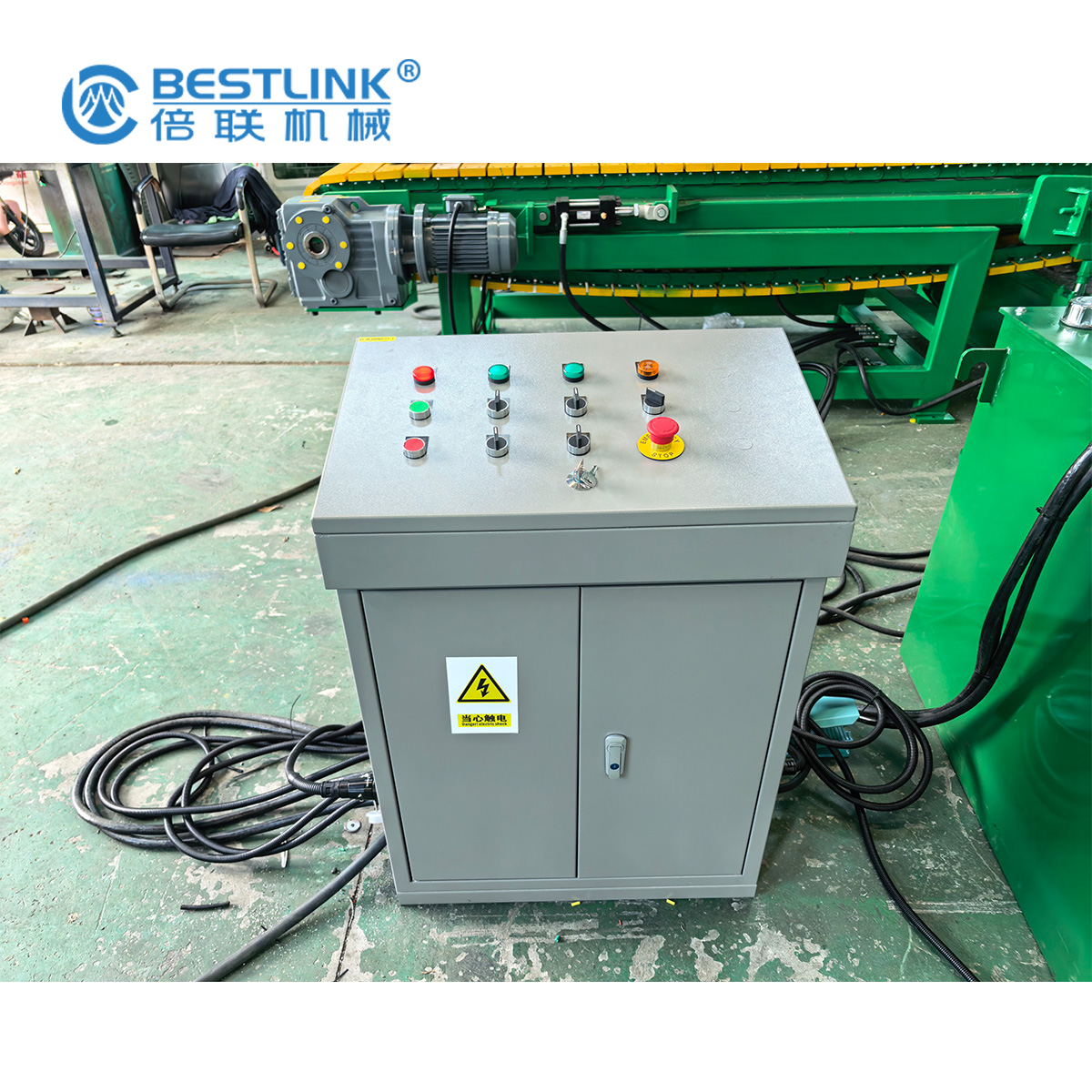 320tons stone guillotine Stone Splitting Machine Ready for Russian Customer
