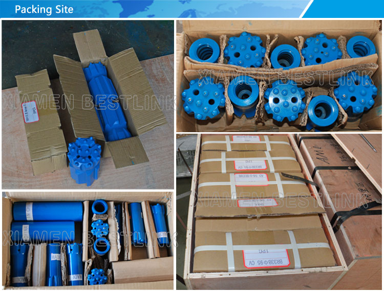 Packing thread drill bits