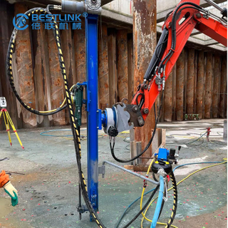 2022 Excavator Mast Air Drilling Tools with YT28 rock drill