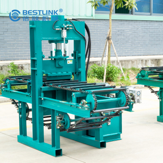 2024 CNC hydraulic stone spliter adds conveying mechanism and CNC system