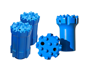 Retrac and Standard Thread Button Drill Bits for Deep Hole Drilling