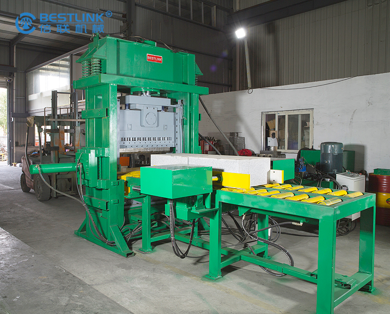 Semi Automatic Stone Concrete Block Hydraulic Splitting Guillotine Machine