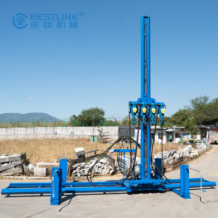 Pneumatic Mobile Rock Drill for Horizontal Line Drilling Machine