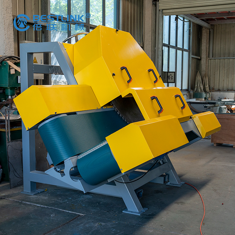 Customized Decoration Brick Wall Veneer Corner Cutting Machine Flexible Mighty Thin Stone Veneer Saw