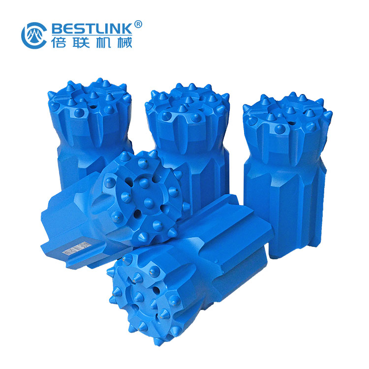 T45 Thread Button Drill Bits 76mm Diameter Retrac Body With Abrasive Resistance