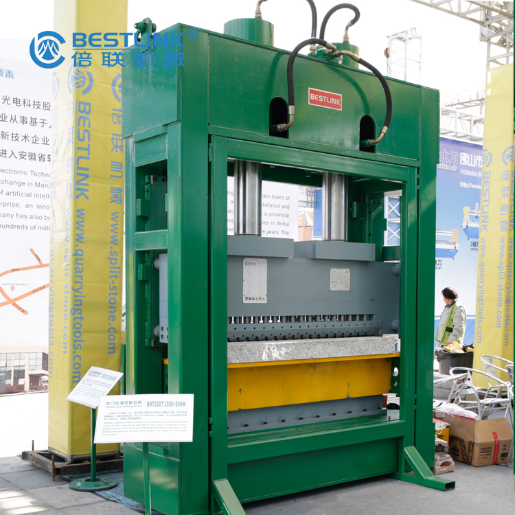 Bestlink Factory Granite Cutting Machine with 100 Tons Splitting Force for Natural Face Building Material