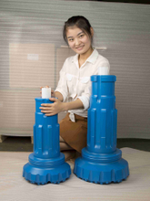  DHD350 Borehole Drilling and Deepening Down The Hole DTH Button Bit for Water Well and Mining