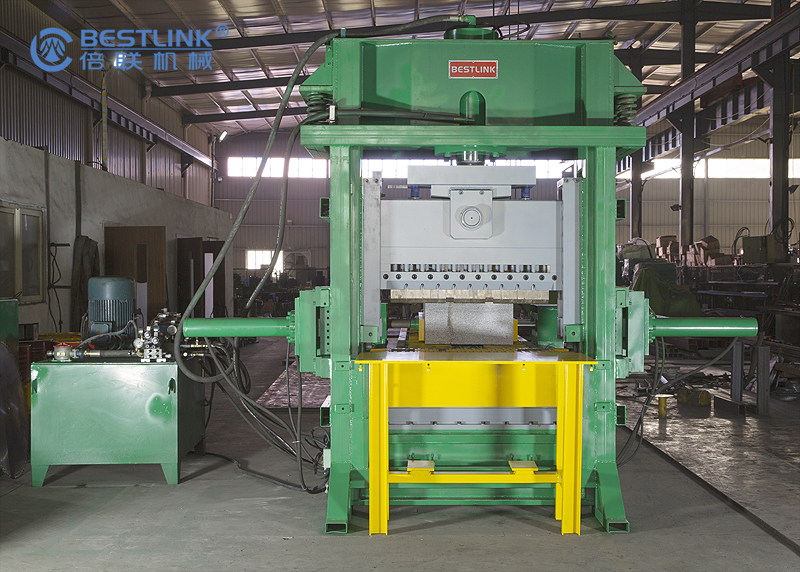 Semi Automatic Stone Concrete Block Hydraulic Splitting Guillotine Machine