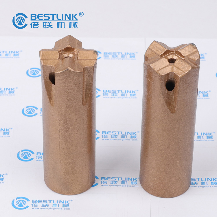 R25 R28 R32 45mm Threaded Cross Bit for Rock Drilling
