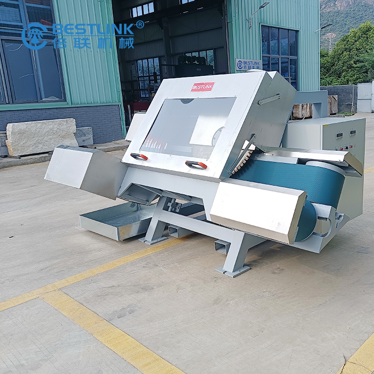 Mighty Stone Saw Thin Stone Saw Veneer Cutting Machine with Return Conveyor