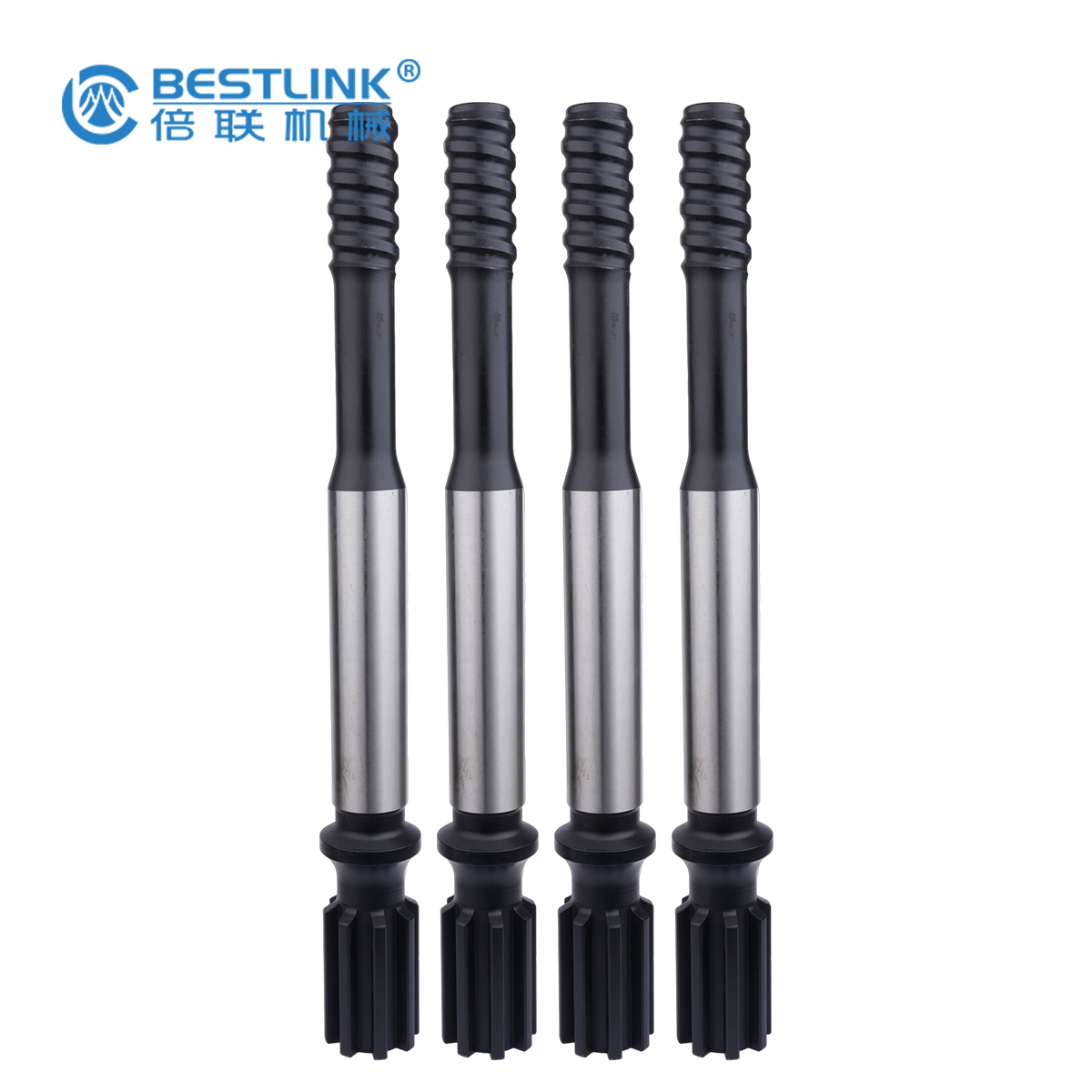 Rock Mining Exploration Long Hole Drilling Shank Adapter Striking Bars