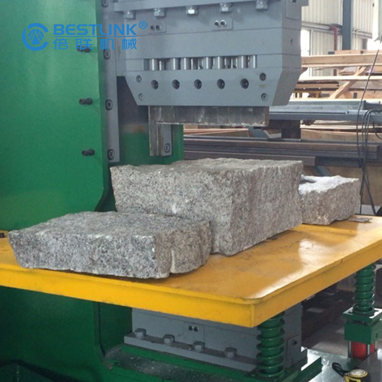 Semi Automatic Stone Concrete Block Hydraulic Splitting Guillotine Machine