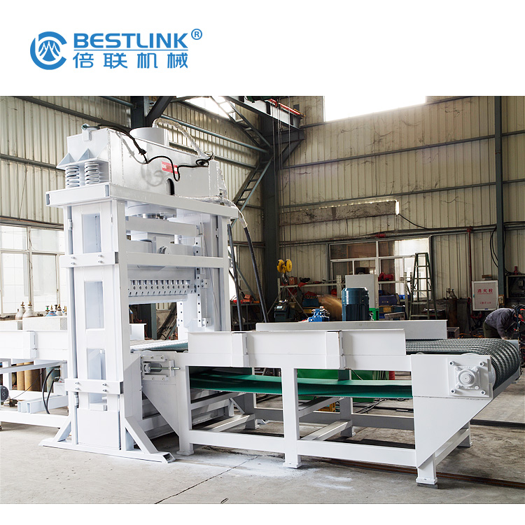 Stone Guillotine Machine with Conveyors