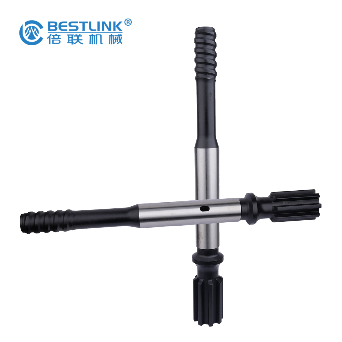 Rock Mining Exploration Long Hole Drilling Shank Adapter Striking Bars