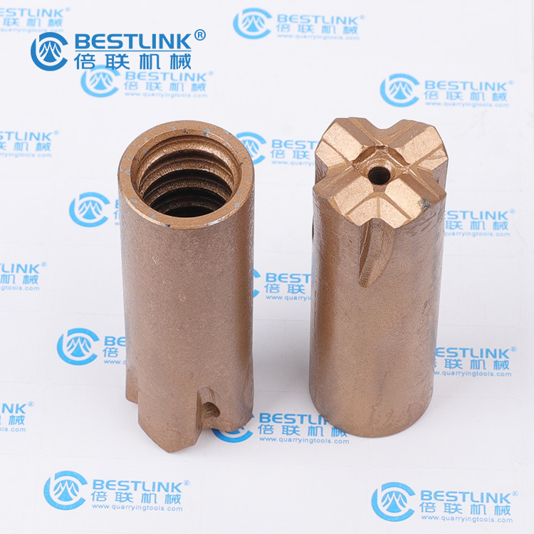 R25 R28 R32 45mm Threaded Cross Bit for Rock Drilling