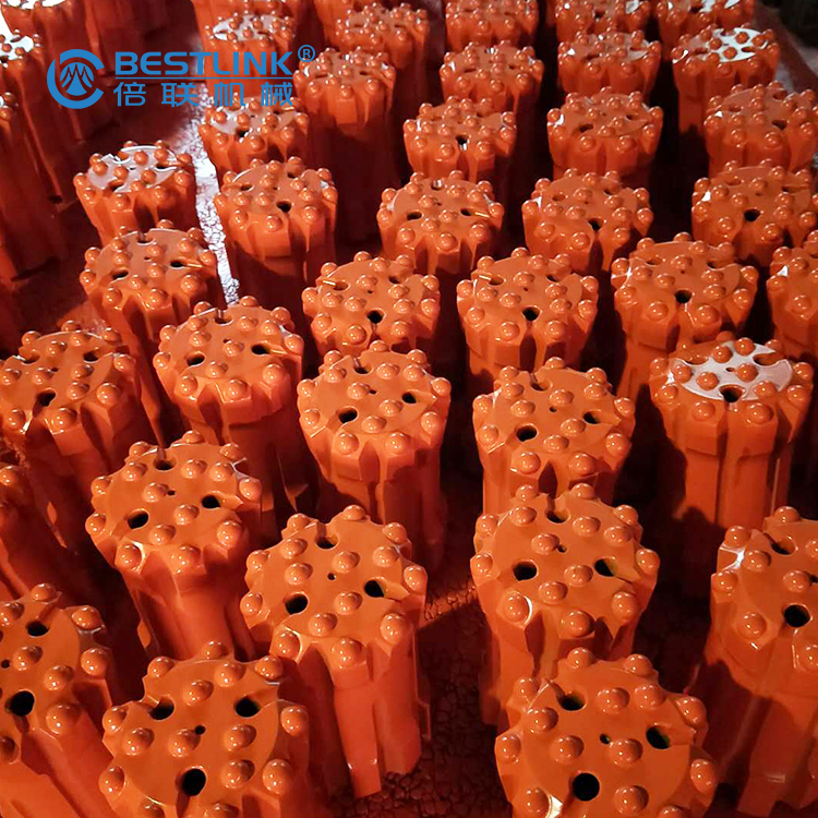 T45 Thread 152mm 127mm 102mm 89mm Retrac Button Rock Drill Bit Supplier