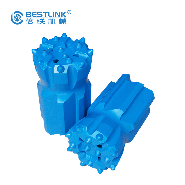 T45 Thread Button Drill Bits 76mm Diameter Retrac Body With Abrasive Resistance