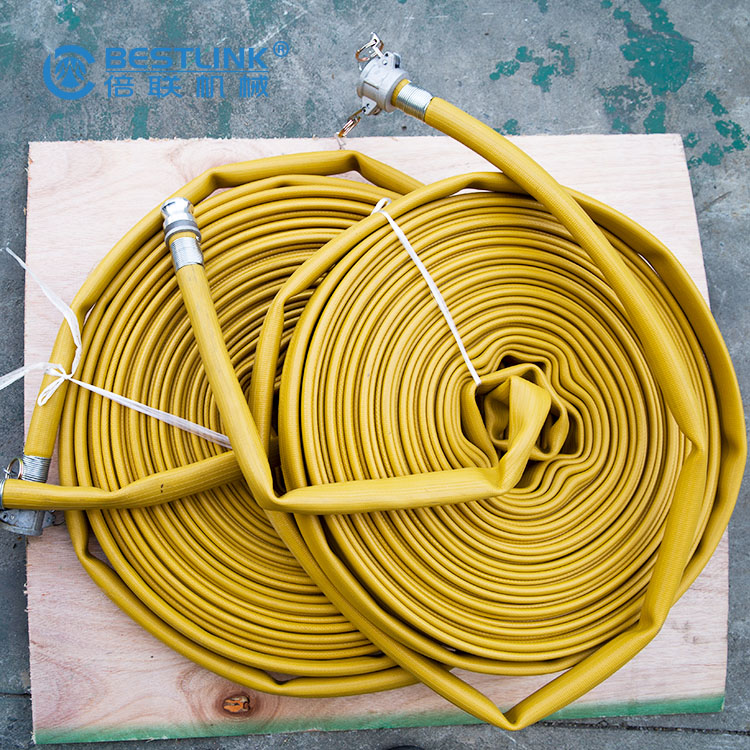 Rubber Air Hose Working Pressure 300psi (2MPa) Inner Diameter 19mm for Pneumatic Jackhammer Rock Drill Machine