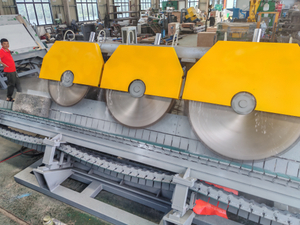 Thin Brick Veneer Cutting Machine with Triple Saw