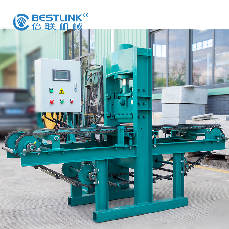 Stone Splitte Automatic Stripe Wall Cladding Thin Slab Cube Splitting Machine for ...