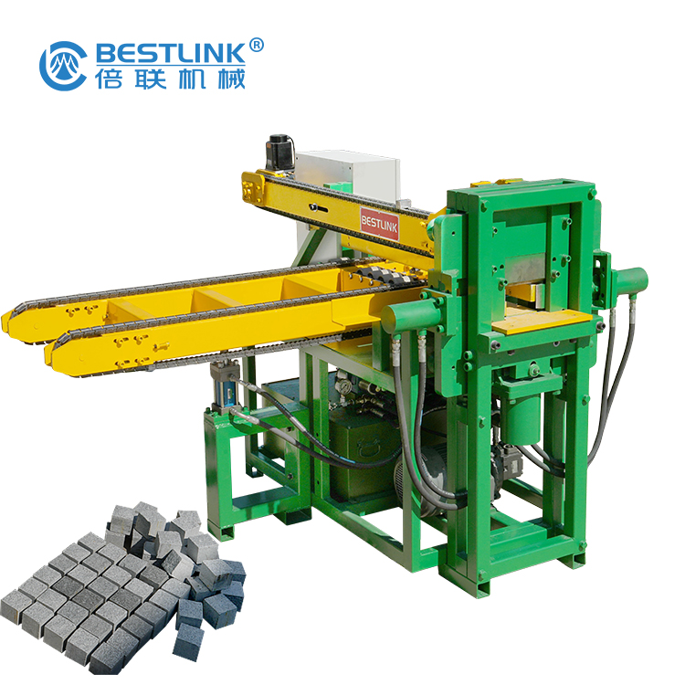 Cubic Stone Splitting Machine testing