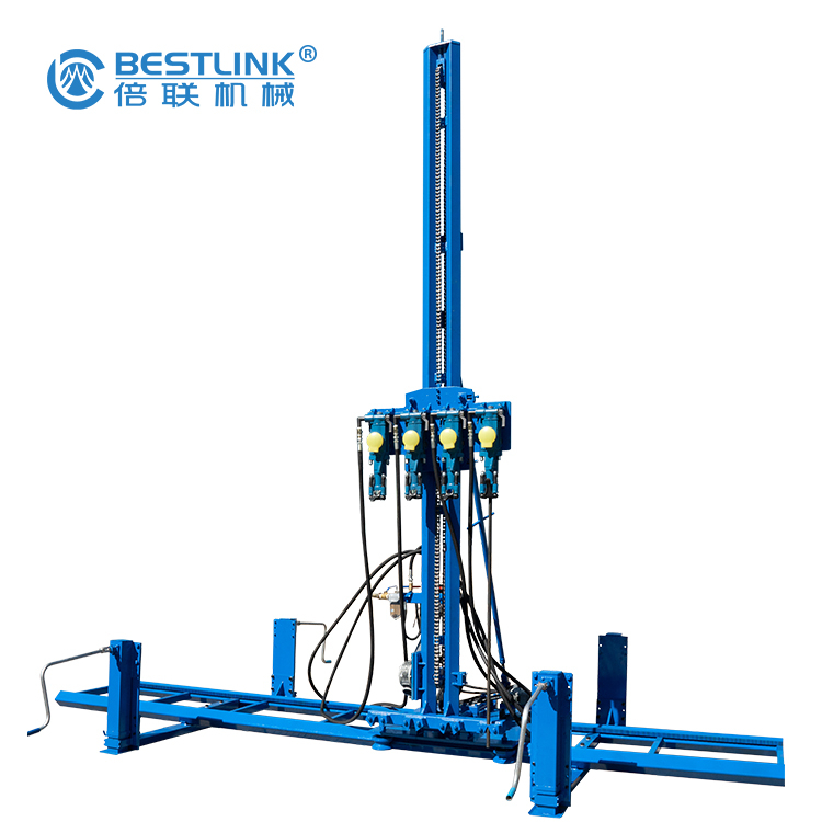 Pneumatic Mobile Rock Drill for Horizontal Line Drilling Machine