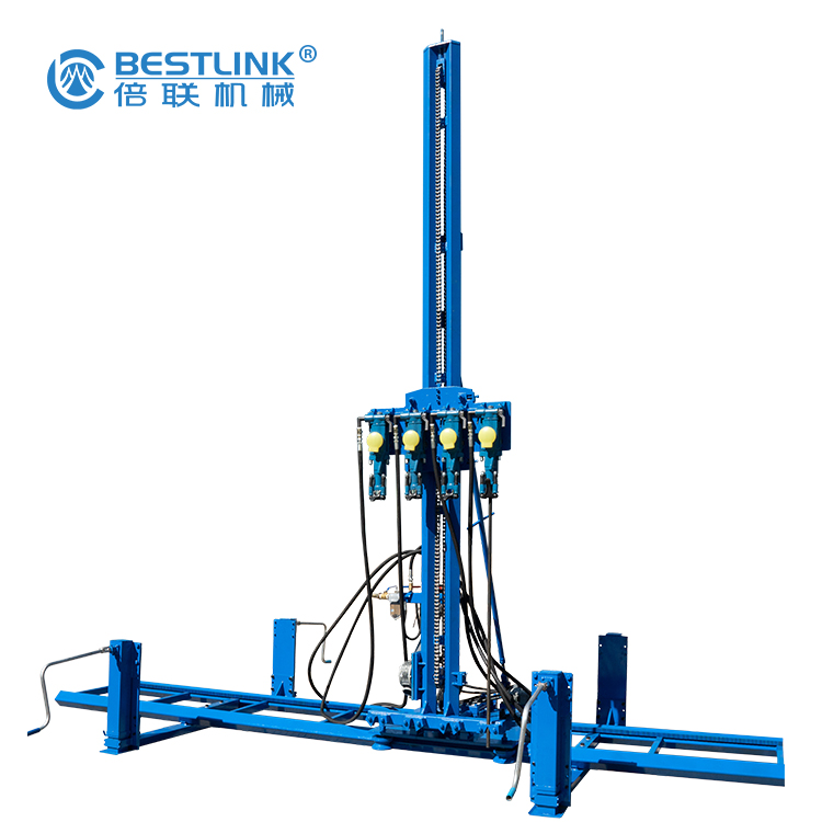 Pneumatic Mobile Rock Drill for Horizontal Line Drilling Machine