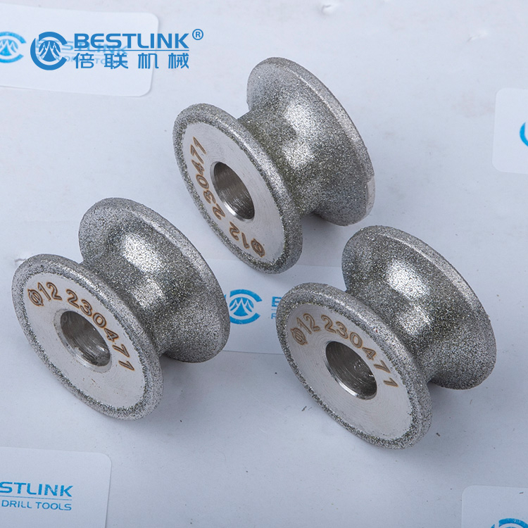 Diamond Grinding Wheels for Button Bit Grinding, Round Carbide Buttons Grinding Wheels for Grinder