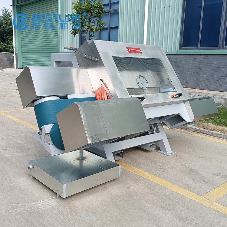 Mighty Stone Saw Thin Stone Saw Veneer Cutting Machine with Return Conveyor