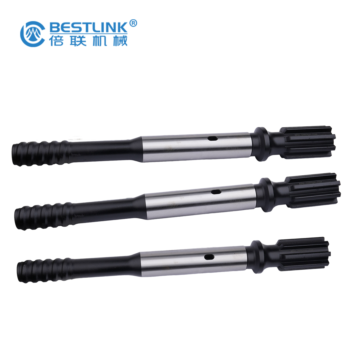 Rock Mining Exploration Long Hole Drilling Shank Adapter Striking Bars