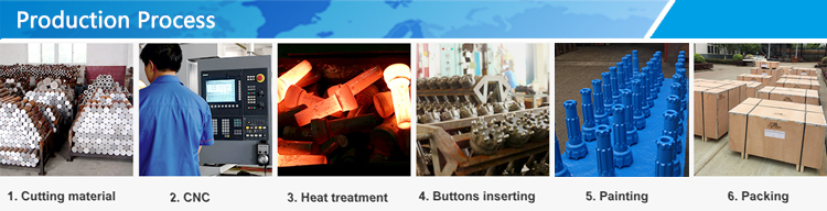 production process for drilling tools