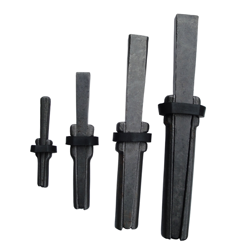 Hands Tool Wedge and Shims for Rock and Stone Breaking