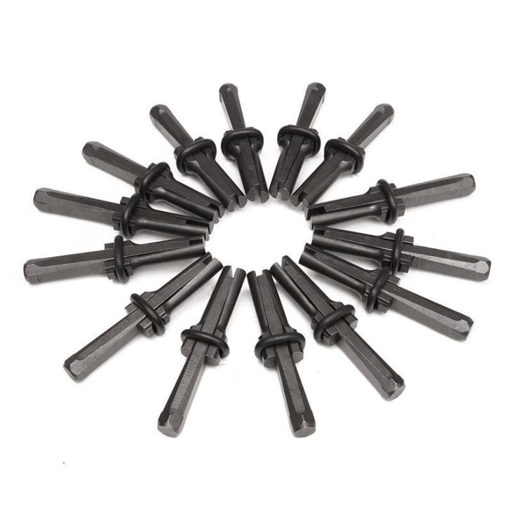 Hands Tool Wedge and Shims for Rock and Stone Breaking