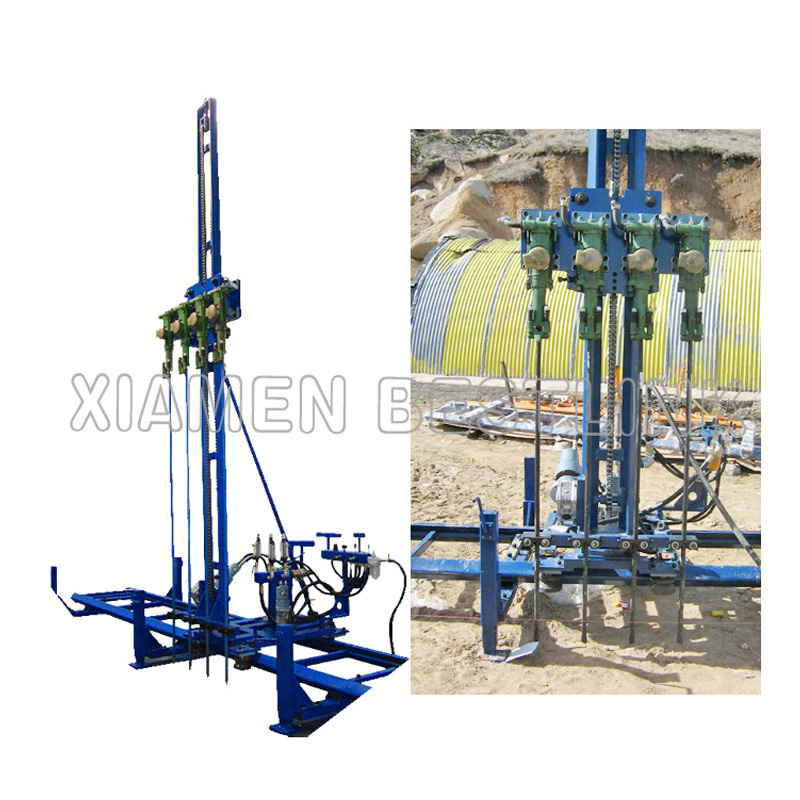 Stone Quarry Pneumatic Mobile Rock Drill for Vertical and Horizontal Drilling