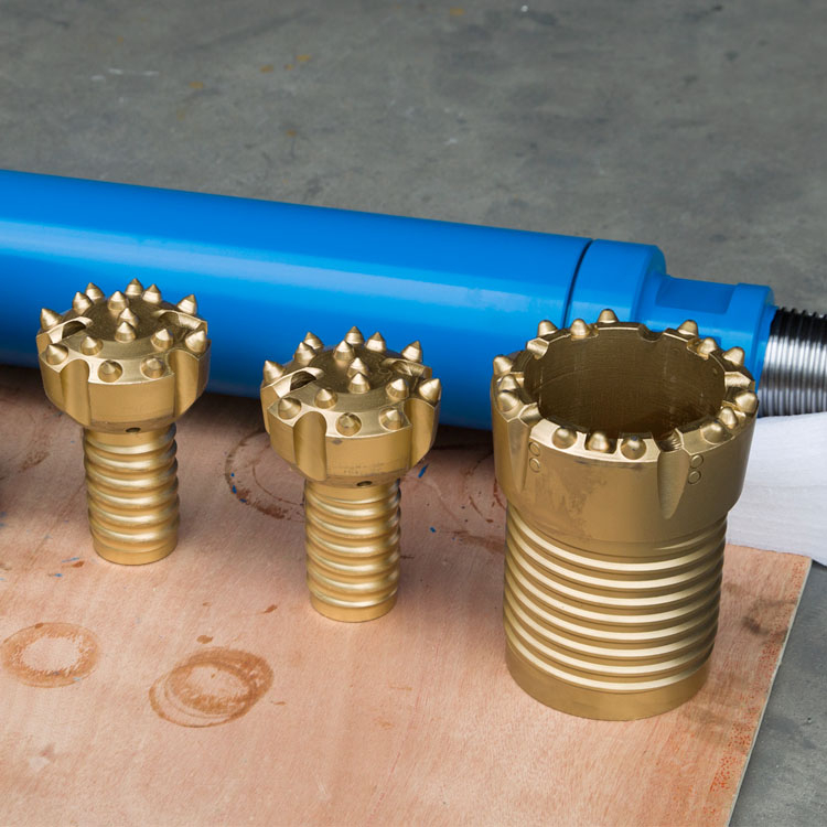 Double Casing Rock Drilling Bits Crown Bit