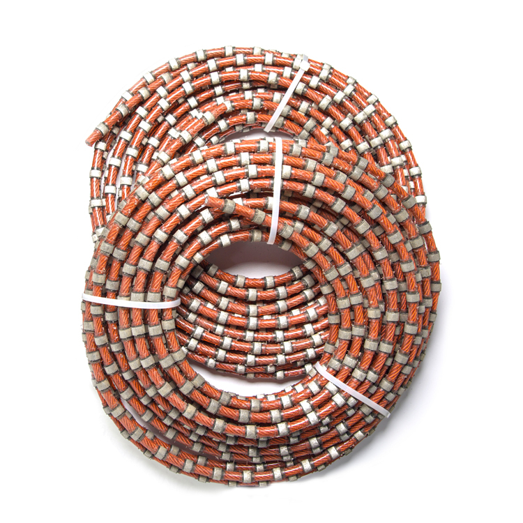 Bestlink Rubber and Plastic Diamond Wire Saw Rope for Granite Marble Quarry and Concrete Stone Cutting