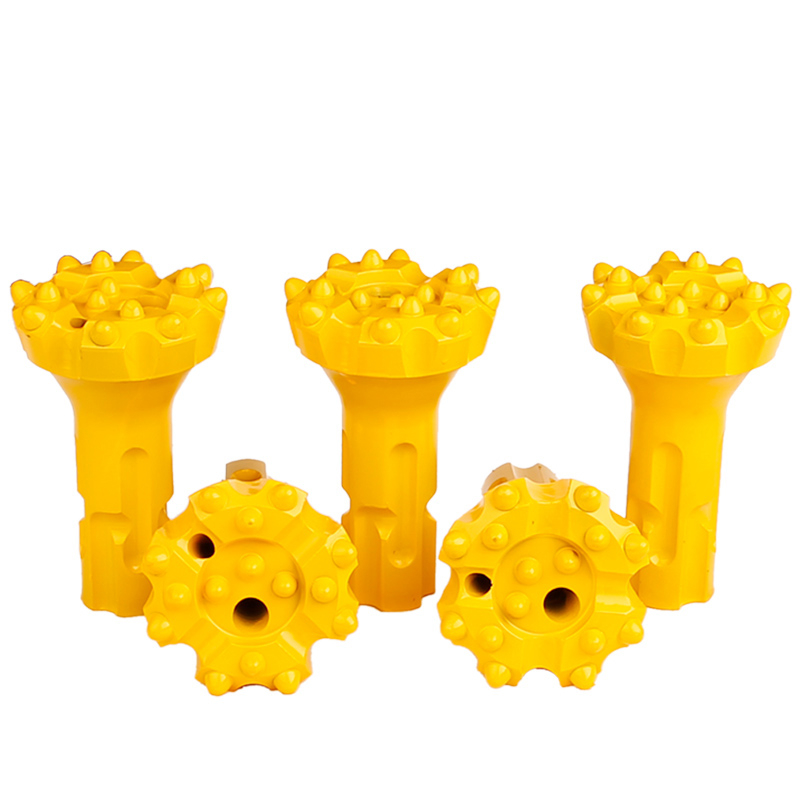 Low Pressure DTH Drilling Button Bits with Russia Knsh Shank for P110 Hammer